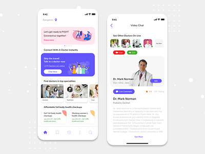 Doctor Appointment Booking App - Medical App app appointment booking booking booking system design doctors doctors booking hospital booking ios medical app medical booking medical care mobile app design ui ux