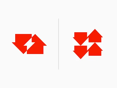 House Bolt - Logo Exploration bolt branding design energy exploration graphicdesign house house logo icon logo logodesign logotype mark minimal
