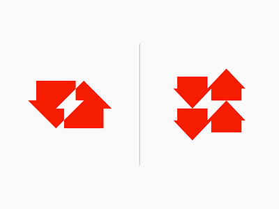 House Bolt - Logo Exploration bolt branding design energy exploration graphicdesign house house logo icon logo logodesign logotype mark minimal