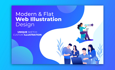 Web illustration branding flat gaming youtube channel illustration logo minimal