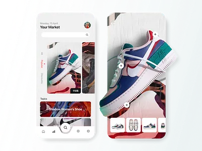 Sportswear | App app design mobile store ui