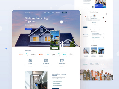 Real Estate Exploration v7 agency business clean concept exploration exprience interface lander landing management minimal property real estate real estate agency ui ux visual web web design website