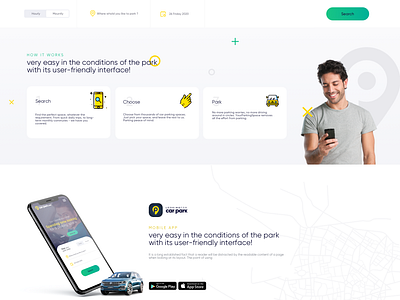 The Parking UI car car rental parking ui ux web