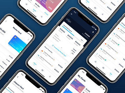 Debt payoff- Fintech app design analytics app application balance bank app card cards credit card finance fintech flat graph home lend limit minimal profile spending transaction ux