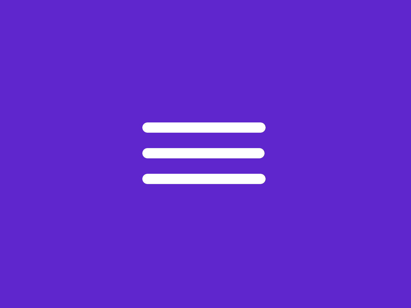 Menu Icon to Close Icon Animation animation close custom animation hamburger menu icon icon design iconography icons interaction design menu micro interaction product design purple ui ui design ux design