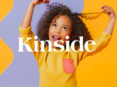Kinside Branding - Logo branding childcare children design kids layout logo logotype photography startup type typography