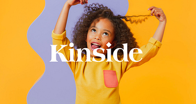 Kinside Branding - Logo branding childcare children design kids layout logo logotype photography startup type typography