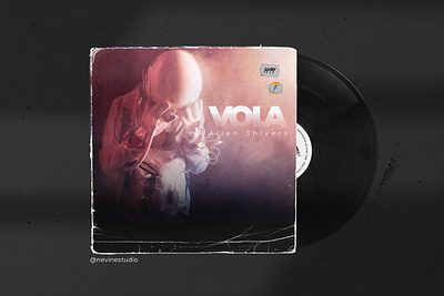 VOLA - ALIEN SHIVERS (Album cover concept) album album art album artwork album cover album cover design art direction art director color concept creative editorial graphic design music musique photoshop texture visual artist