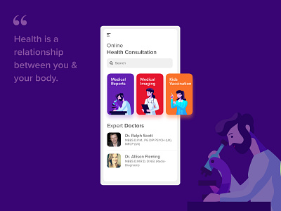 Healthcare App healthcare mobile app ui ux ui kit ui ux