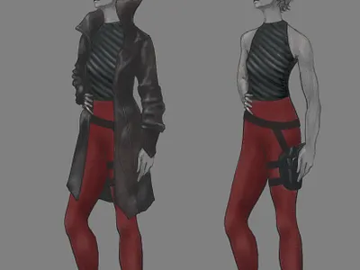 Neuromancer - Molly Milions character costume illustration illustrator line art molly millions neuromancer portrait wiliam gibson