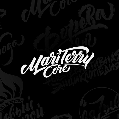 MariTerryCore branding calligraphy calligraphy and lettering artist design flat hand drawn illustration lettering typography vector