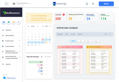SISTEMA SGA - UI DESIGN interface ui uidesign web design website