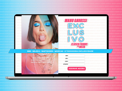 Manu Gavassi - Landing Page 20 assinatura bbb beauty big brother big brother brasil closed friends conteudo degrade exclusive exclusivo gavassi insta story instagram landing landing page landingpage manu music subscribe