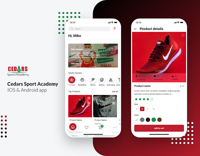 Cedars Academy app adobe xd android app design app app design ios ios app ui ui ux uidesign ux