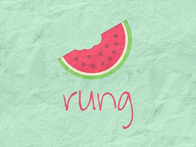 Rung - Music Album Art | Shamoon Ismail album album art alphabet app art branding design happy illustration logo music red rung song texture ui unfold urdu watermelon