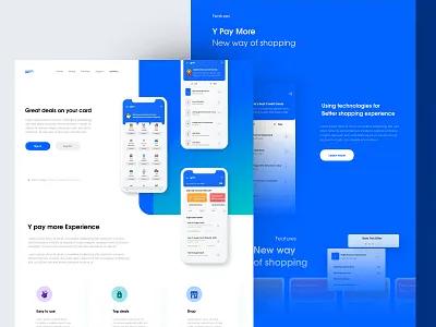Price comparison shopping app app clean design landing page landingpage minimal mobile mobile app shopping typography ui uiux web website design