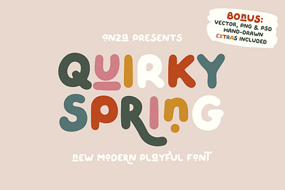 QUIRKY SPRING Free Font design download download free font font free logo script typography