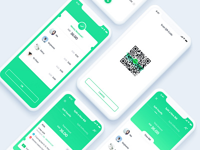 Grab App Redesign - 'Split the Bill' finance grab grabapp interaction split ui ux