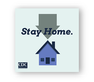 Stay Home CDC - Instagram Post adobe illustrator coronavirus covid 19 design illustration instagram instagram post social media socialmedia stay home stayhome vector web