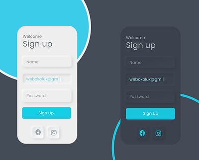 Daily UI 001 Sign Up form daily 100 challenge daily ui dailyui sign up signup signupform ui uidesign