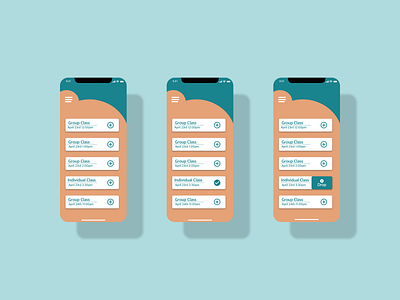 Add or Drop a class app art branding design flat ios iphone x minimal ui ux