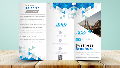 TriFold Brochure Design branding brochure design design graphic design illustration typography