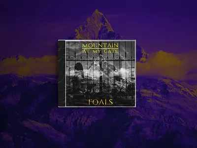 Mountain at my gate - Foals - Cover Design album art album artwork album cover album cover design colourful cover cover art cover artwork cover design design doubleexposure duotone foals gate liquid mountain music rock trippy
