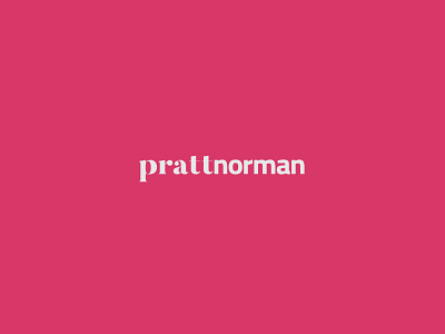 Pratt Norman assignment branding branding and identity logo logo design nameplate typography