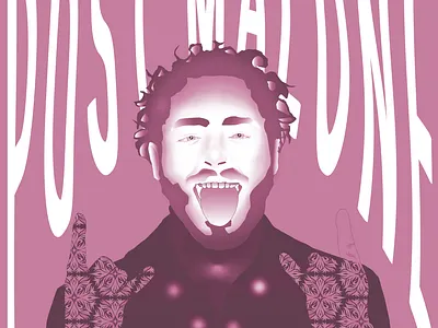 Malone Music art artwork beauty branding design digital arts digital illustration digitalart illustration photoshop web