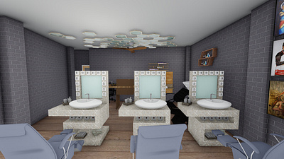 Salon interior project 3d 3d animation 3dsmax architecture autocad autodesk design of culture interior rendering urban urban archiviz architecture