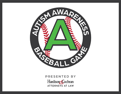 Autism Awareness Baseball Game adobe autism baseball branding elementor event illustrator logo logo design non profit north carolina web design