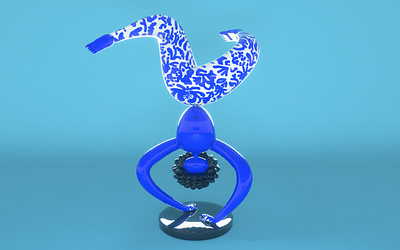 he2 3d design illustration