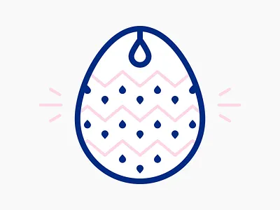Easter Egg easter easter egg easter eggs egg flat illustration food holiday icon icon illustration lineart outline icon pattern