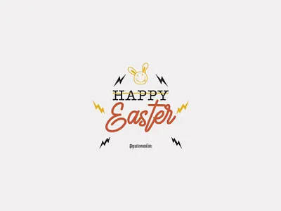 - Happy Easter - brand design design flat design happy easter illustration logo nirvana rocks