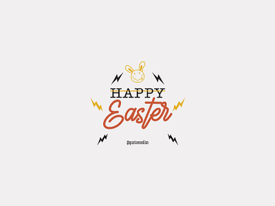 - Happy Easter - brand design design flat design happy easter illustration logo nirvana rocks