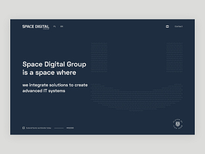 Space Digital Group - homepage branding digital lab homepage identity logo motion space website