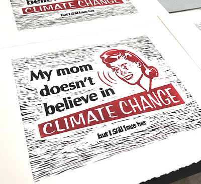 But I Still Love Her | Climate Change Project boone climate change design icons illustration illustrator protest in print type woodcut