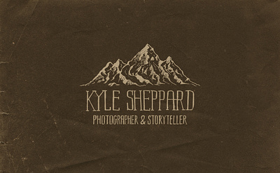 Kyle Sheppard - Photographer & Storyteller branding hand drawn handlettering illustration logo logo design type typography