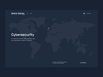 Space Digital Group – cybersecurity map branding cybersecurity digital lab identity logo map motion security space website