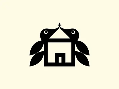 stayhome animal bird brand branding design geometry icon icon design illustration logo symbol