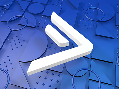 I'm Joining ActiveCampaign! 3d logo activecampaign blue c4d render