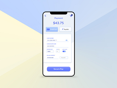 Daily UI #002 - Checkout checkout creditcard daily ui dailyui dailyui 002 dailyuichallenge mobile
