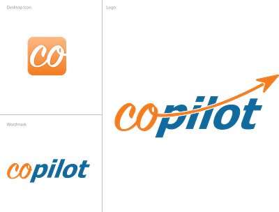 CoPilot Logo branding design icon logo ui