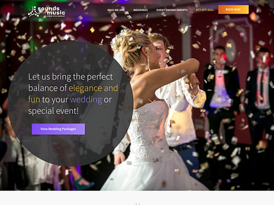 somenj dj music web design wedding wordpress