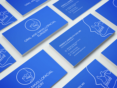 Oral Surgery logo / Visit card branding branding and identity business card design design design a day graphic artist line art line drawings line logo logo logo design minimalism minimalist logo visit card visiting card design