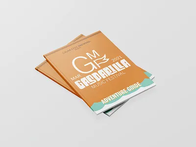 Gasparilla Music Festival - Adventure Guide book booklet brand branding branding and identity branding design brochure clites colby cover design festival fl florida logo music notebook orange tampa wave