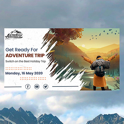 Adventure trip Art art best design branding dailyui design designer designs hiking illustration landing page love mountain photographer photography photoshop travel travel agency traveling ui ux