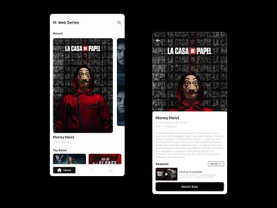 Web Series Online UI app design design graphic design ios ios app design ios design ui ui design ui ux ux