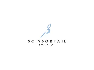 Scissor Tail Studio abstract logo beauty product creative logo hair luxurious playful playful logo salon logo scissor sophisticated logo