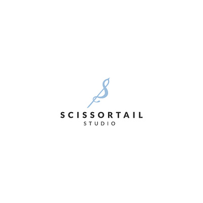 Scissor Tail Studio abstract logo beauty product creative logo hair luxurious playful playful logo salon logo scissor sophisticated logo